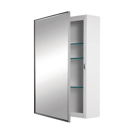 jensen 490x stainless steel frame medicine cabinet 18 x 24|Jensen Medicine Cabinet 490X Styleline Basic Medicine Cabinet.